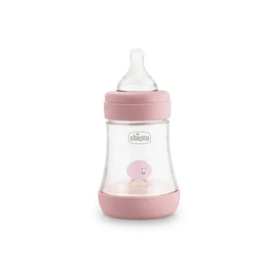 Chicco Baby bottle Plastic Perfect 5 PINK 150ML 0M+
