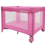 Kidsbobo Pink Travel Cot