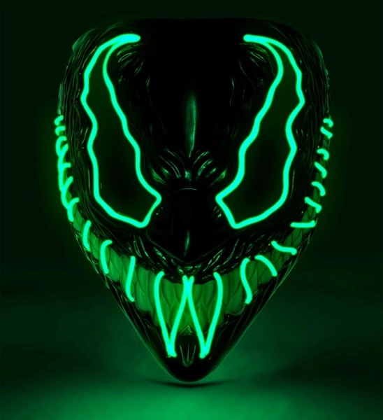 Green Led Monster Mask