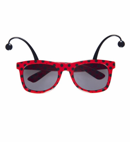 LADYBUG GLASSES WITH ANTENNAS