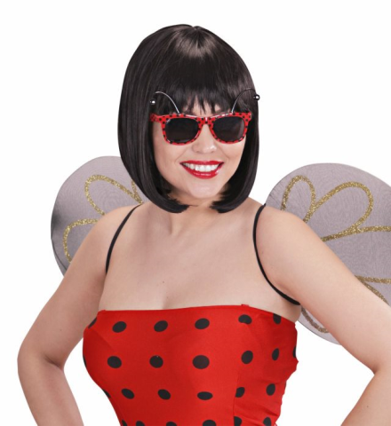 LADYBUG GLASSES WITH ANTENNAS