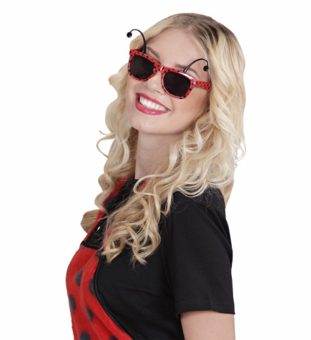 LADYBUG GLASSES WITH ANTENNAS