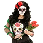 3 Red-Black Roses Headband