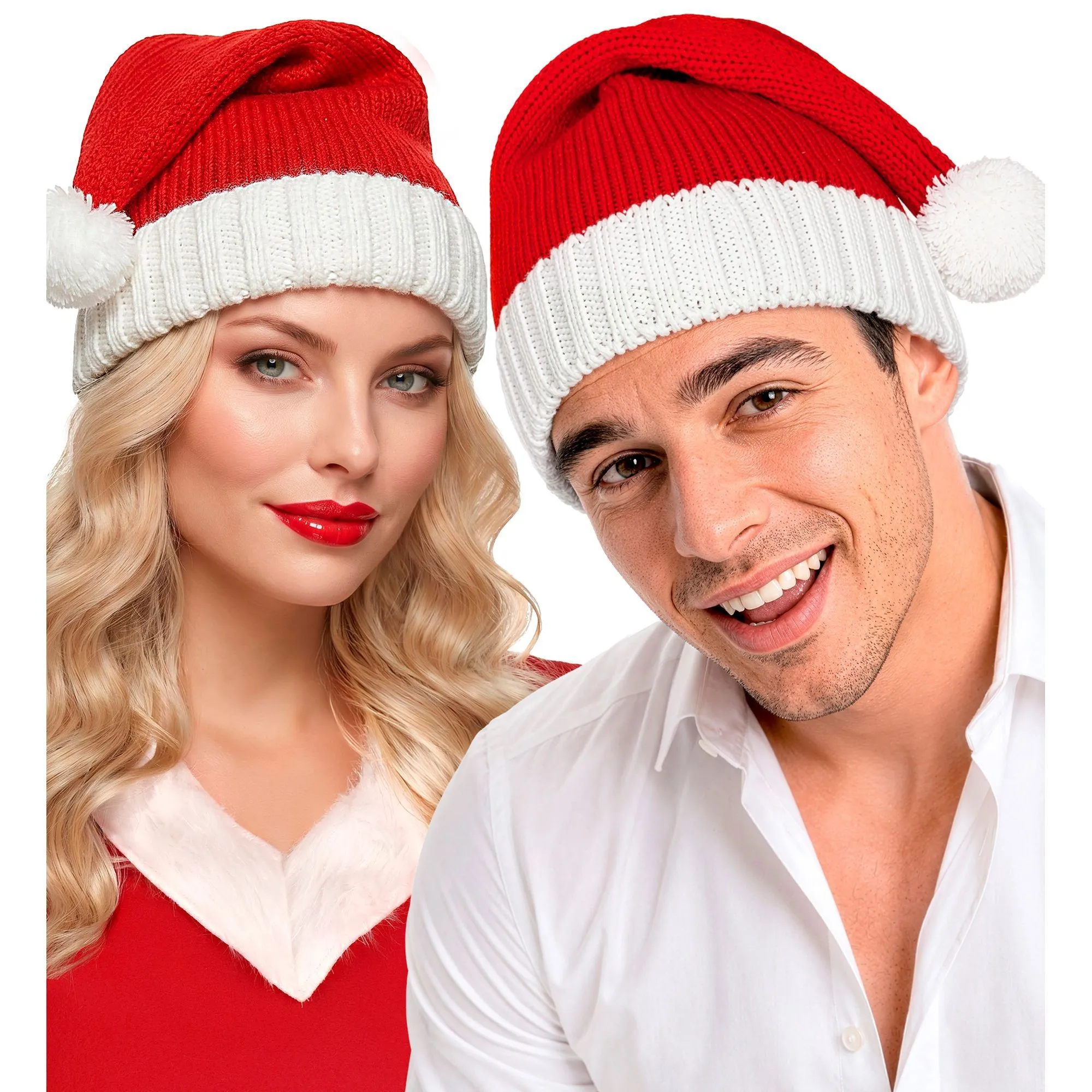 Hat Santa Claus Knitted