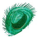 Green Straw Gringo Hat