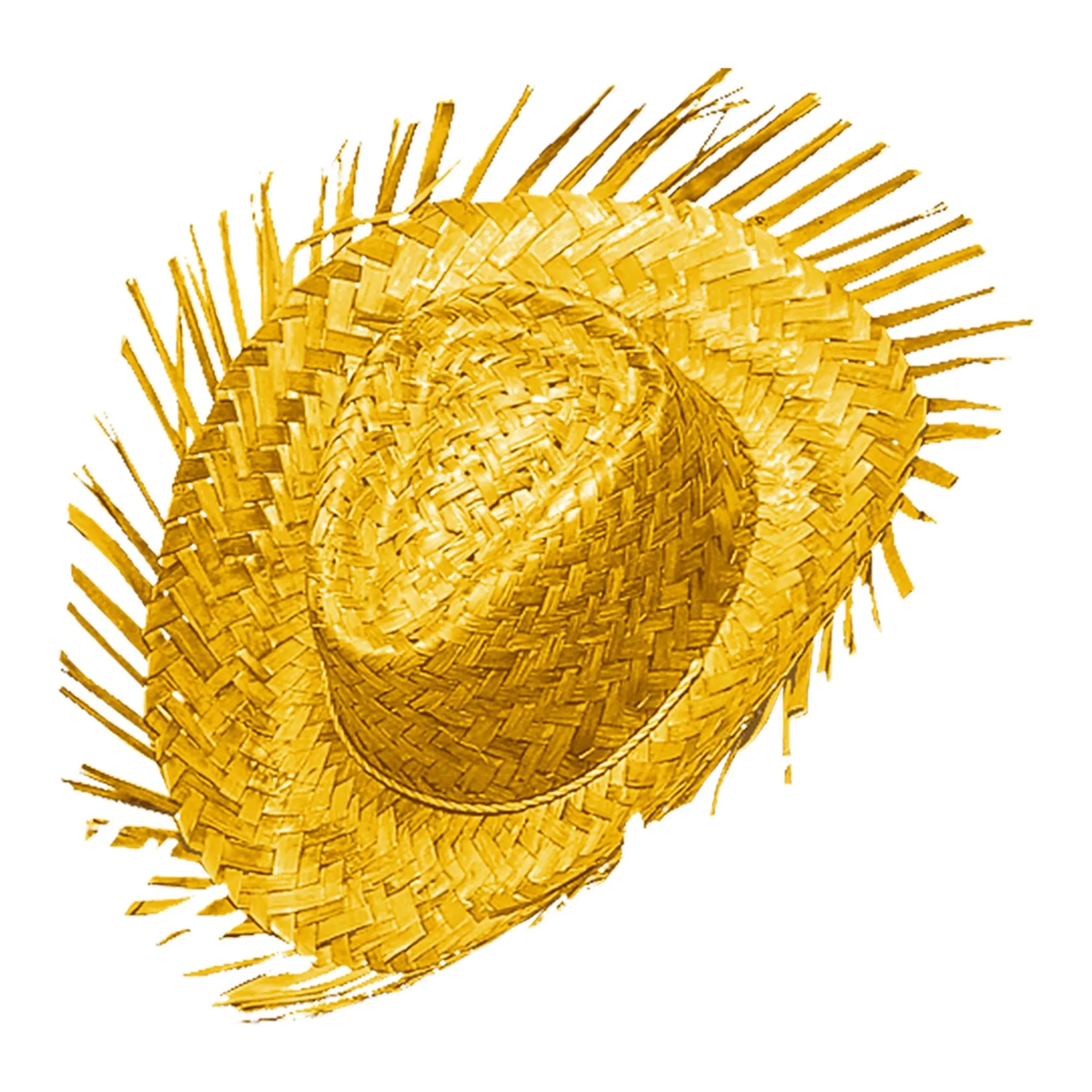 Yellow Straw Gringo Hat