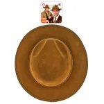 Hat Fedora Vintage Suede Brown