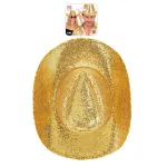 Hat Cowboy Sequin Gold