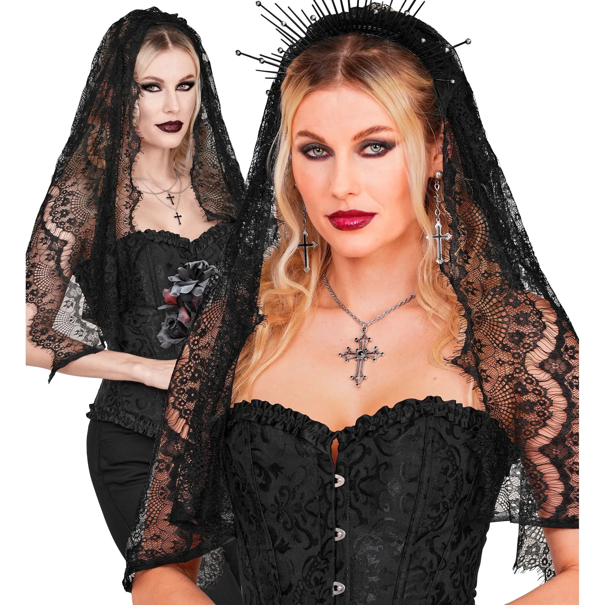 Veil Lace Black