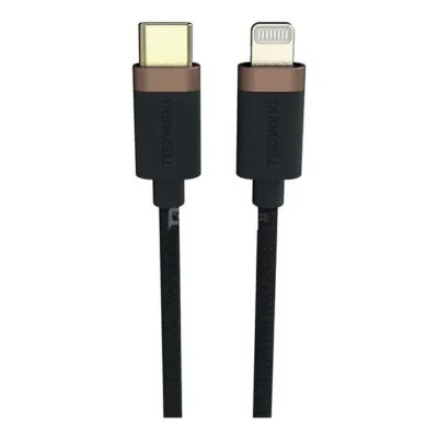 Duracell USB-C cable for Lightning 1m (Black)