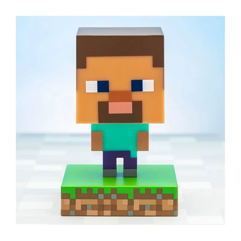 Minecraft Paladone Icons Steve Light