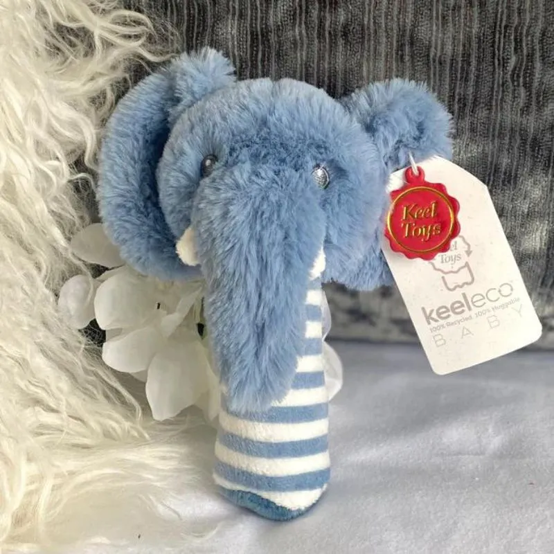 Keeleco Baby - Ezra Elephant Stick Rattle