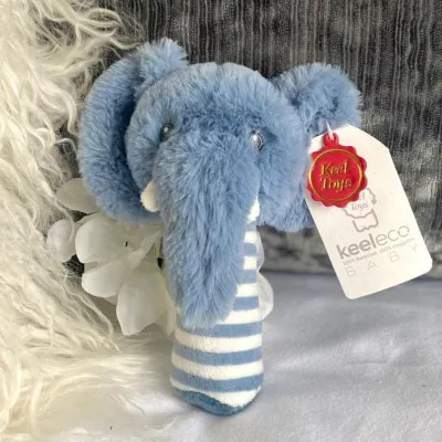Keeleco Baby - Ezra Elephant Stick Rattle