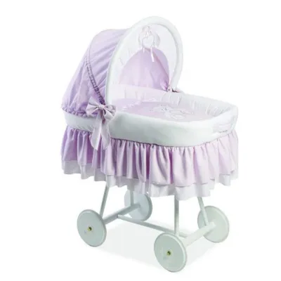 Italbaby Embroidered Cradle - Pink