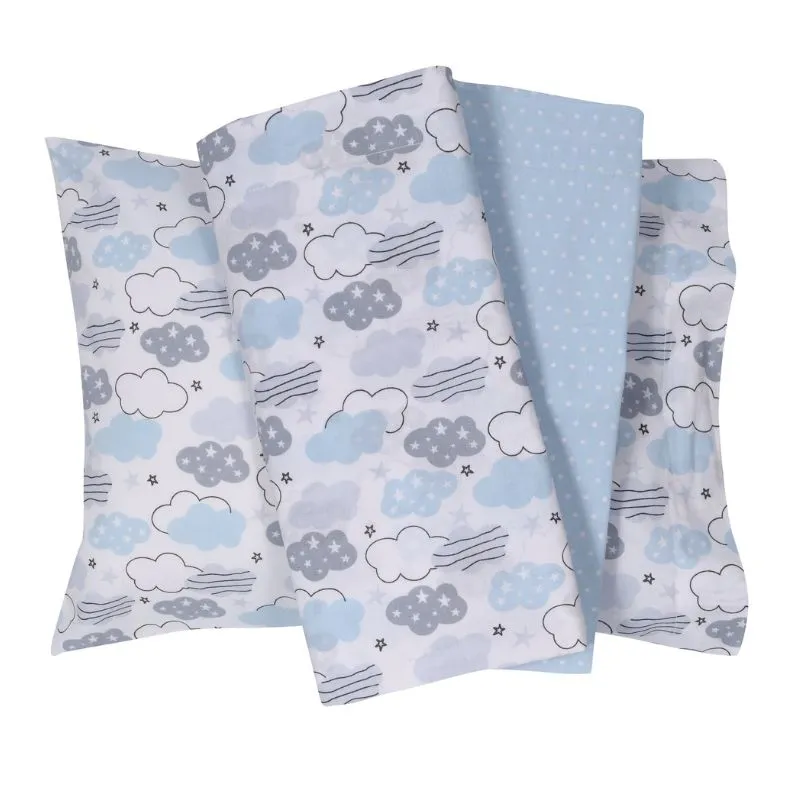 Das Baby Bed Sheet Set Fun - Clouds