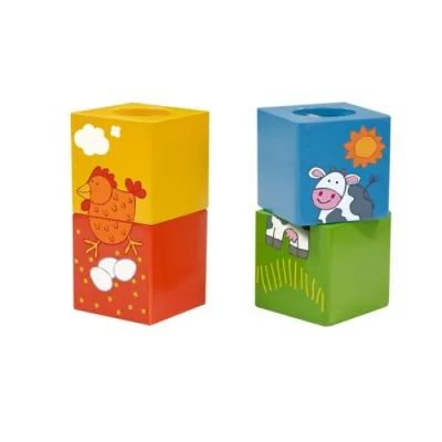 Discovery Cubes with Animal Puzzle