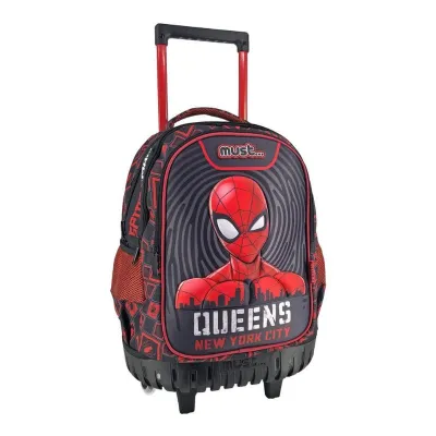 Spiderman Queens New York City Must Elementary School Trolley Bag
