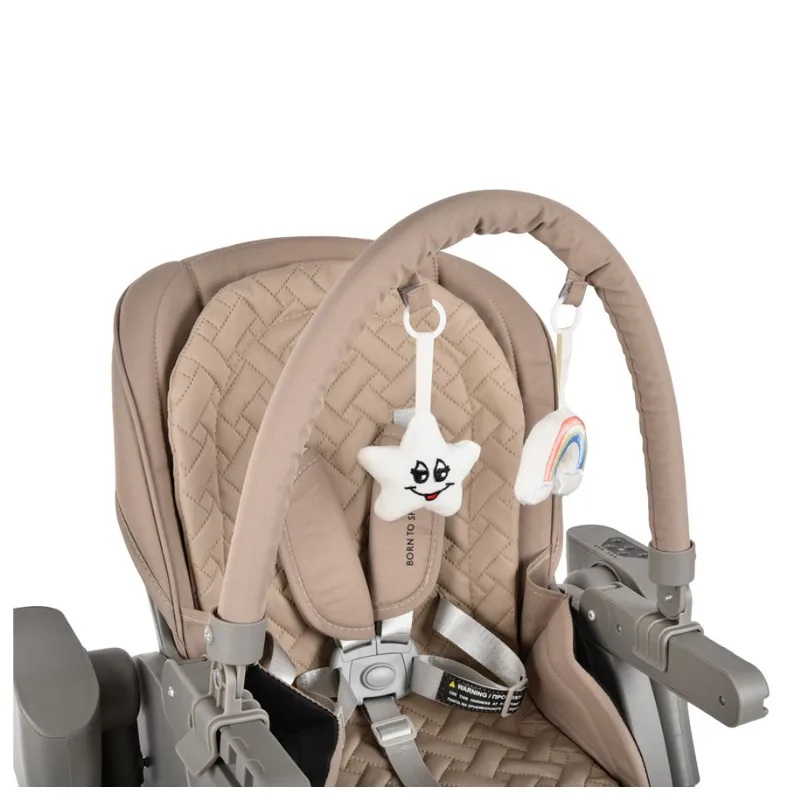 Bebe Stars High Chair Swing Serena Electric 2 in 1 Natural Beige