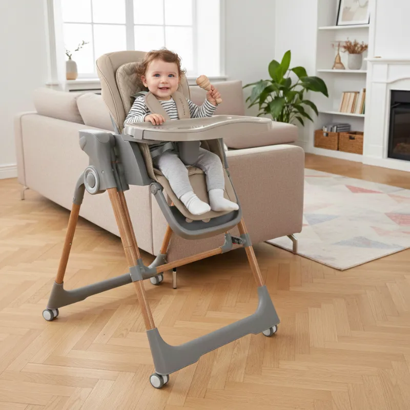 Bebe Stars High Chair Swing Serena Electric 2 in 1 Natural Beige