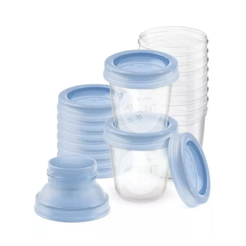 Breast milk storage containers - 10-pack