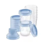 Breast milk storage containers - 10-pack