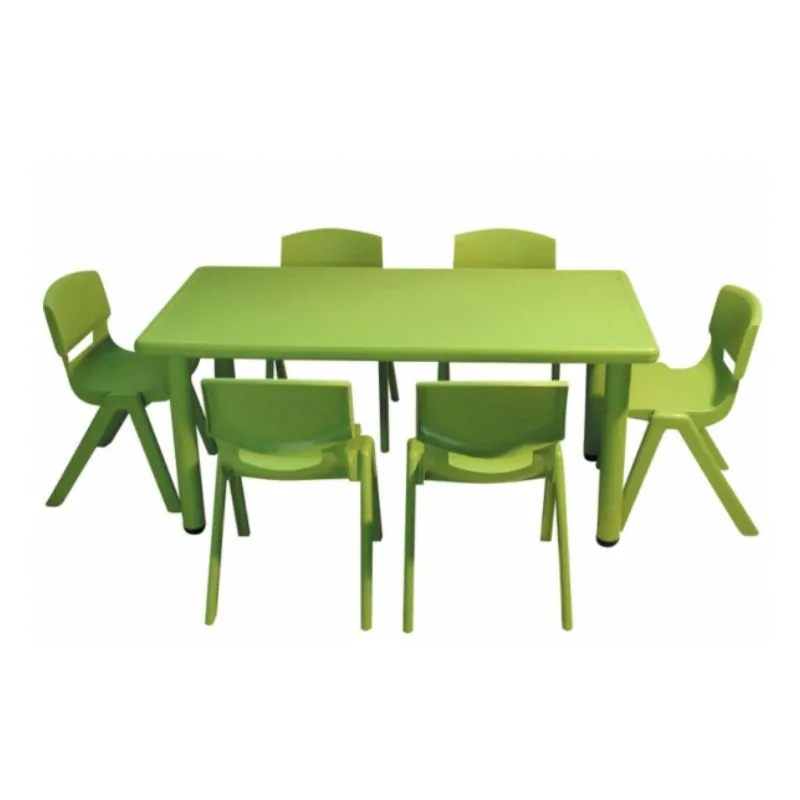 Rectangular Plastic Table - Green