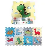 Sunta Antibacterial EVA Foam Puzzle Dinosaur Baby Play mat 8ps