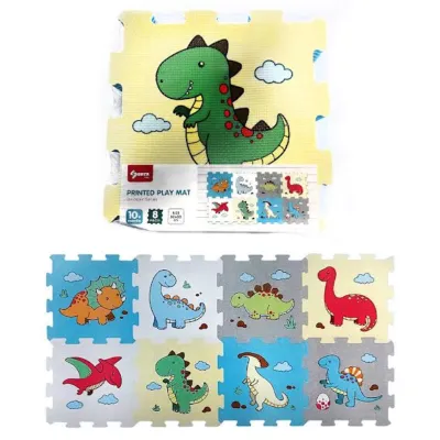 Sunta Antibacterial EVA Foam Puzzle Dinosaur Baby Play mat 8ps