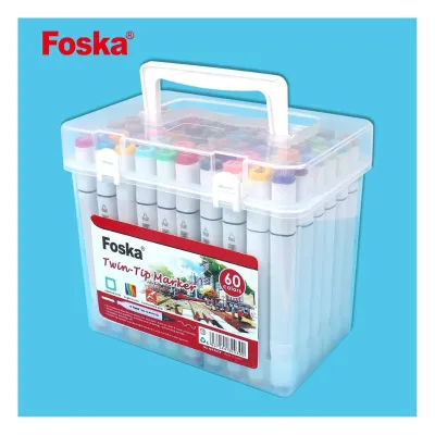 Twin-tip Marker FOSKA - 60 colors