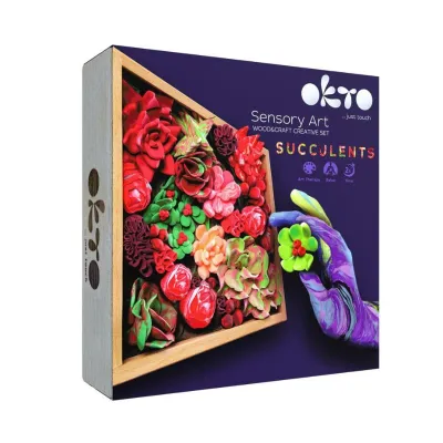 Wood&Craft DIY Succulents TM OKTO 21*21 cm Passion