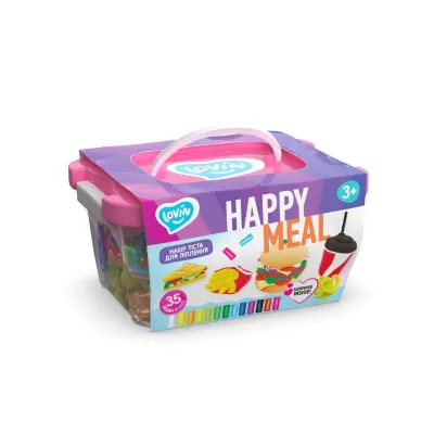 Creative Set TM Lovin Happy Meal box with play dough