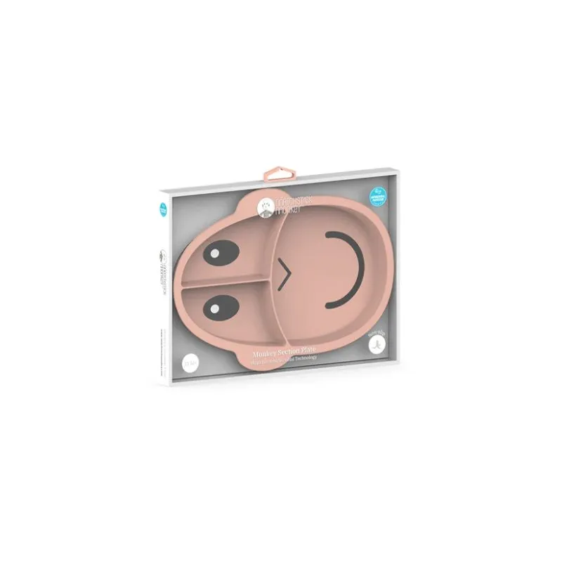 Matchstick Monkey Section Plates - Beige
