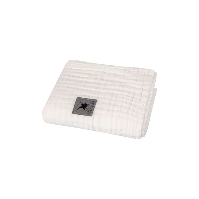 Muslin Baby Blanket Greenwich Polo Club - White