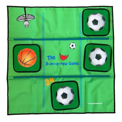 Board Game -3 in a row (Triliza) -Balls