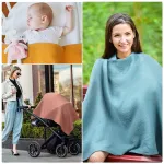 Bebe Stars Feeding Cover grey