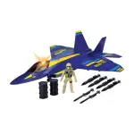 Motor Max Battle Zone Electronic F-22 Raptor Fighter Jet