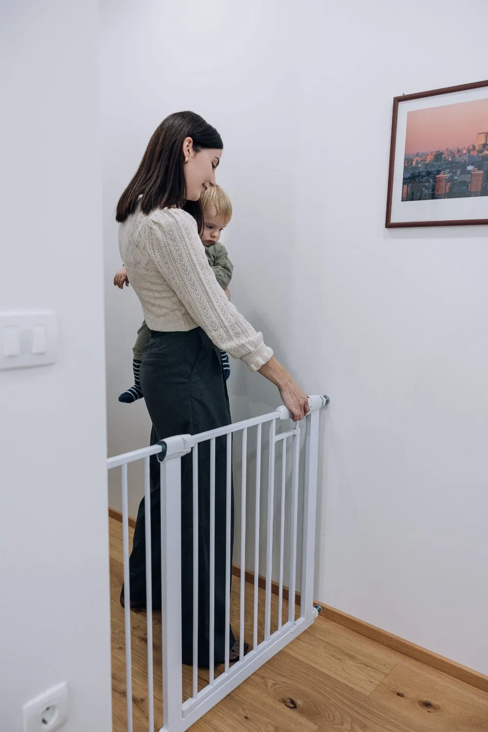 FreeOn Safetly gate Gama , Extandable up to 118cm (3 extensions inluded)