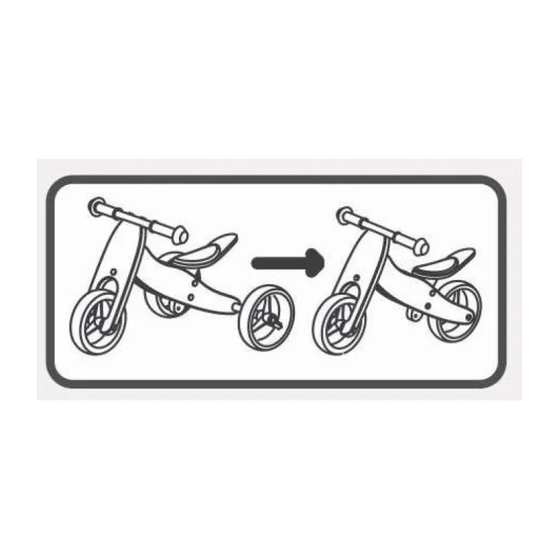 FreeOn Wooden tricycle and balance bike 2in1, Rider
