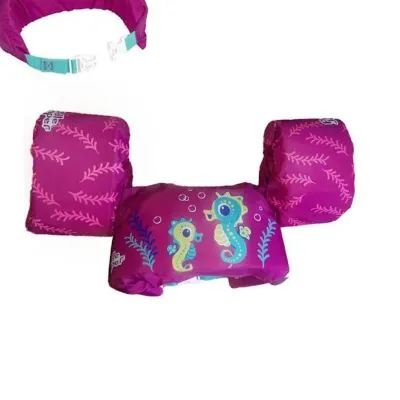 Bestway puddle sweater basic - life jacket with armbands - seahorses - 2-6 years old