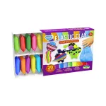 Set for modeling with air plasticine Elastic Clay 20 sticks TM Lovin