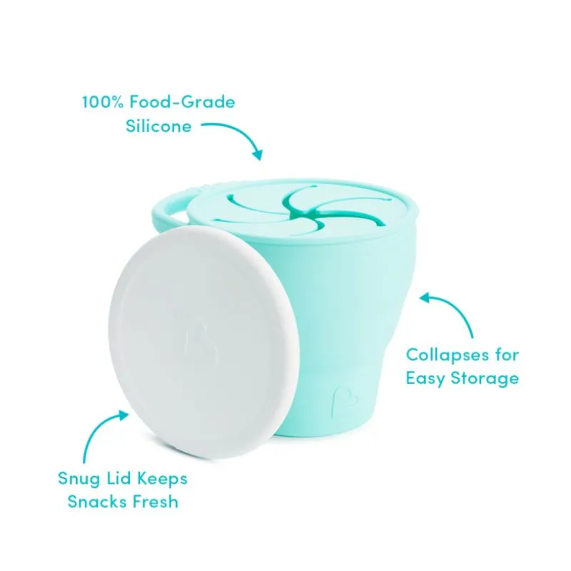 Munchkin C’est Silicone! Snack Catcher with Lid