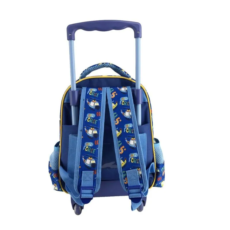 Kindergarten Trolley Bag Must Air Force with 2 cases
