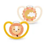Nuk Signature Silicone Soother 18-36 Months 2 Pieces - Lion