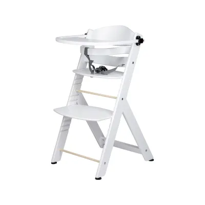 FreeOn High chair Wooden Moon, white