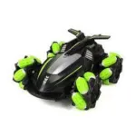 High Speed Remote Control Car, 2.4 GHZ Aluminium Alloy Off Road Monster Trucks with Two Rechargeable Batteries