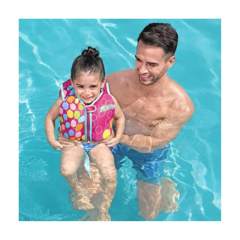 Swim Safe ABC AquaStar Fabric Toddler Swim Vest Assortment - Purple