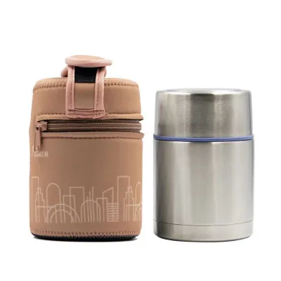 Laken Insulated Food Flask 500ml + Cover City