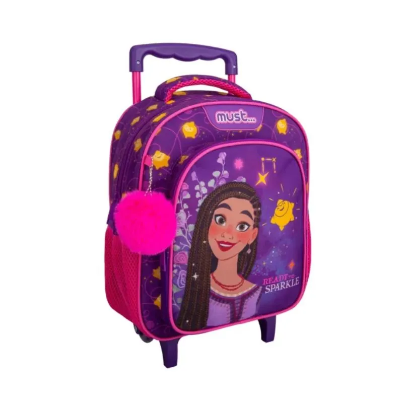 Kindergarten Trolley Backpack Disney Wish Ready To Sparkle Must 2 Cases