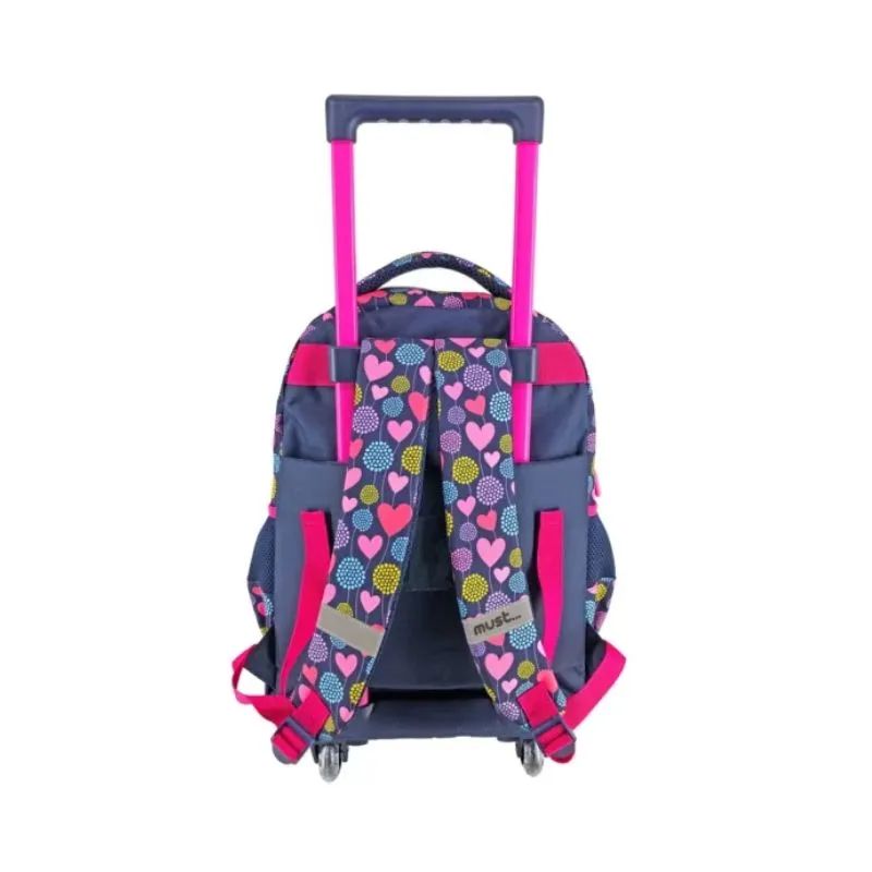 School Trolley Backpack Must Spread Your Love 3 cases