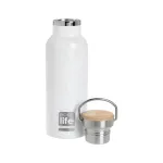 Ecolife Thermos 500ml | Bamboo Lid - White
